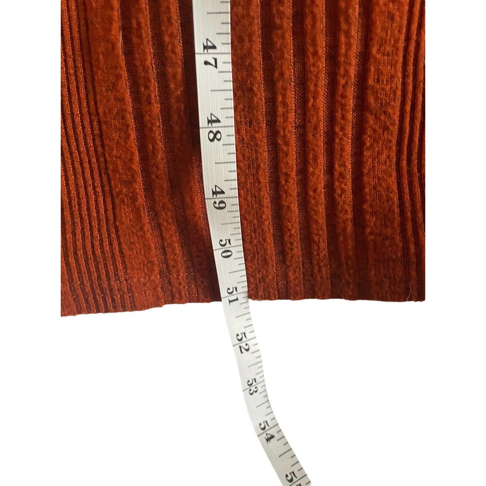 Pinkblush Rust Ribbed Longline Open Front Cardigan - Picture 10 of 13